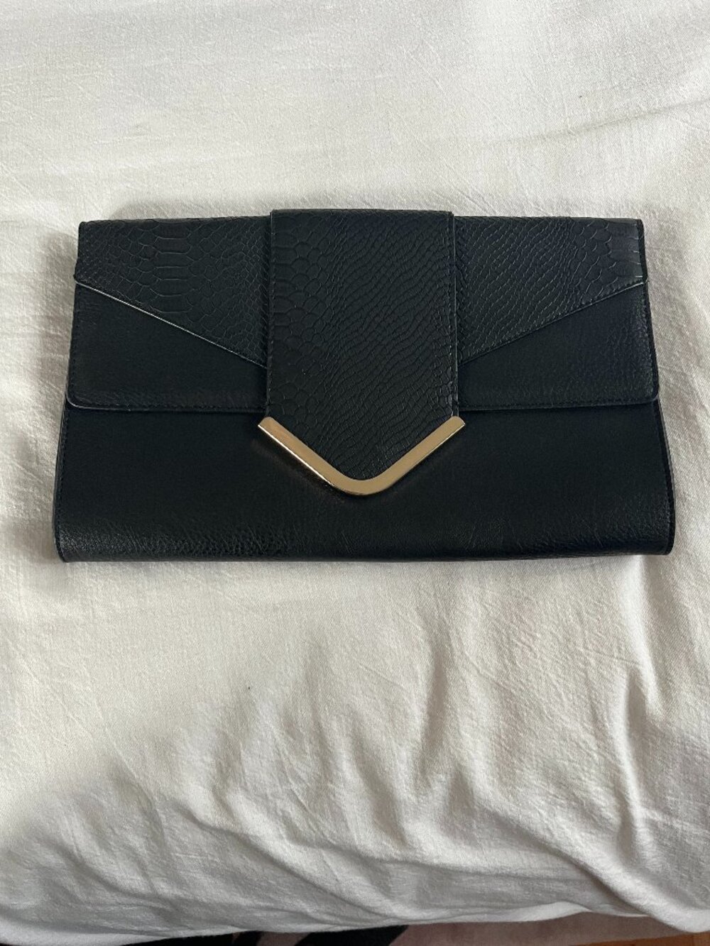 Black Oversized Clutch